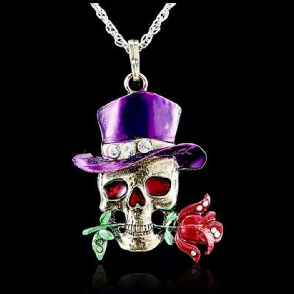 Skull Rose Necklaces